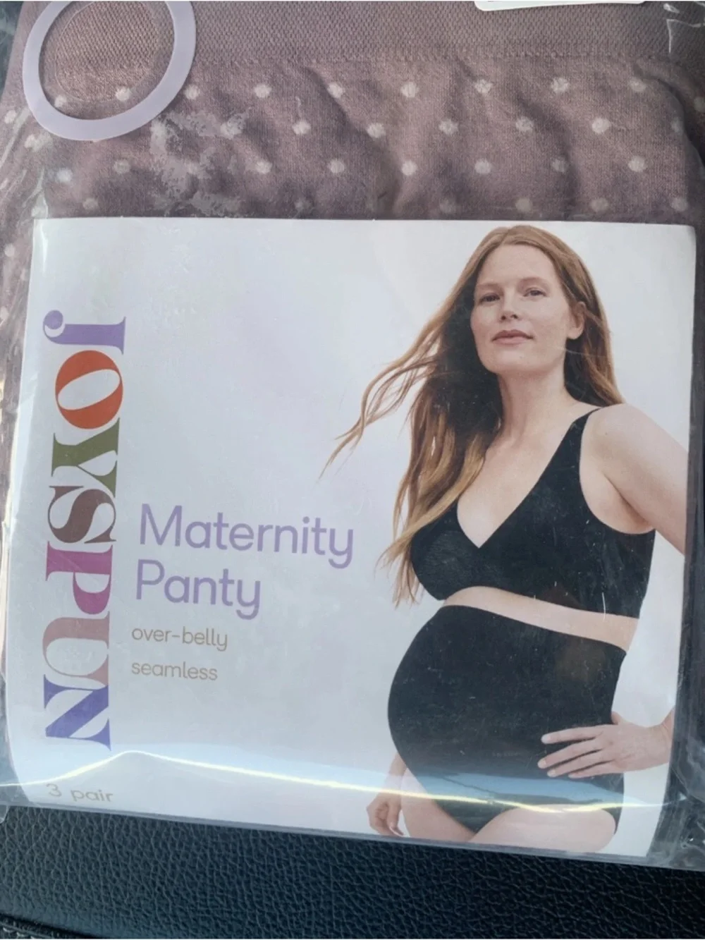 Joyspun Maternity Panty 3-Pack - Mauve Gray Pink Size S-M - Picture 3 of 8